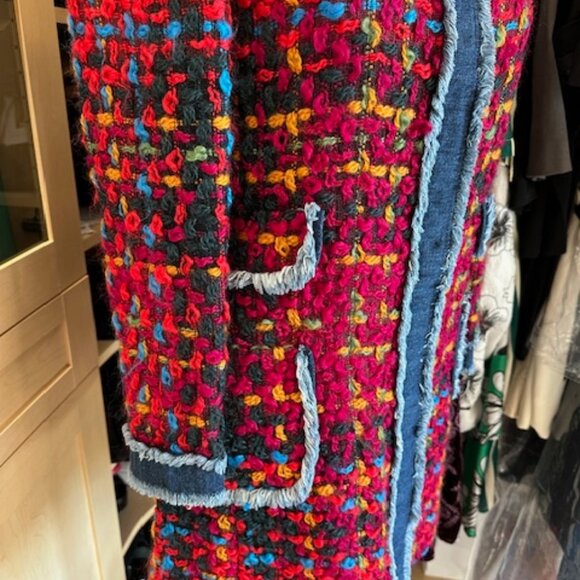 Dolce and Gabbana tweed and denim jacket - Picture 3 of 9